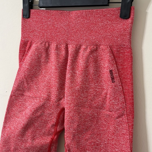 Gymshark Flex Cycling Bike Shorts Bright Red Size Medium - Picture 3 of 7